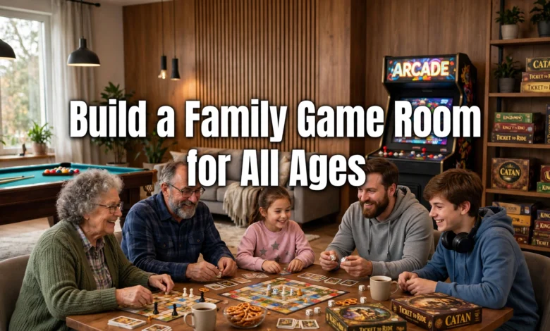 Build a Family Game Room for All Ages